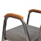 Flash Furniture Gray Fabric Stackable Church Chair with Arms XU-DG-60156-GY-GG - alternate 10